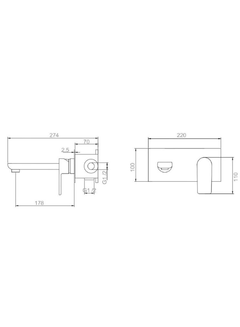 Norrmalm Concealed Mixer