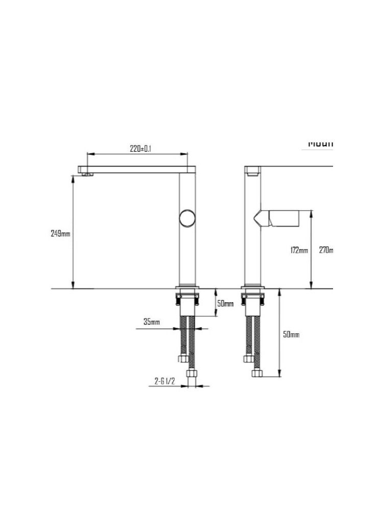 Lovo Fixed Kitchen Mixer