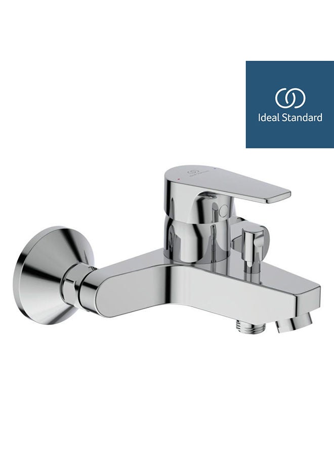 Cerafine D Bath Shower Mixer Brass Rain Shower Single Handle Faucet, Handheld Spray Chrome