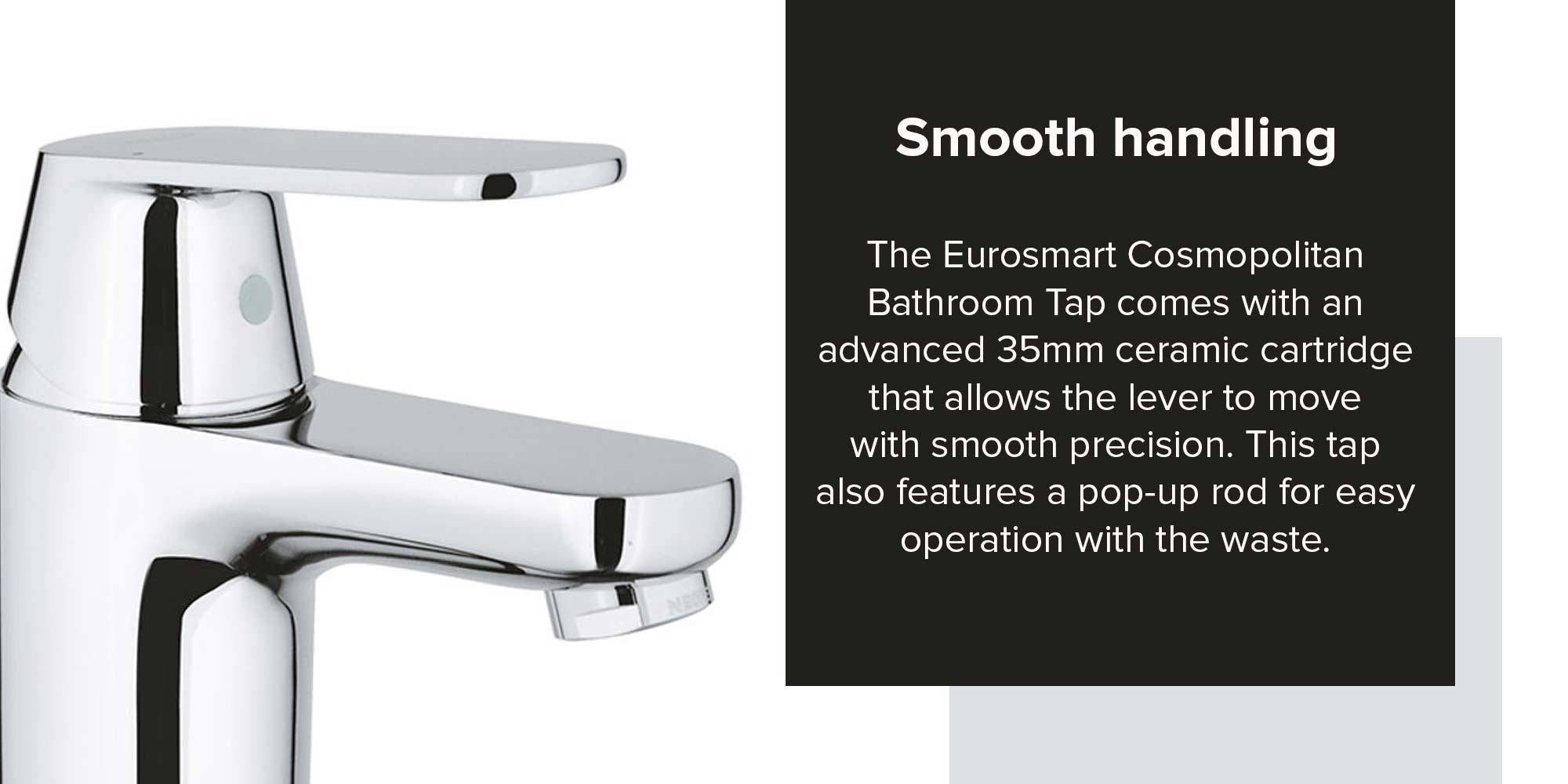 Eurosmart Cosmopolitan Ohm Basin Faucet Chrome