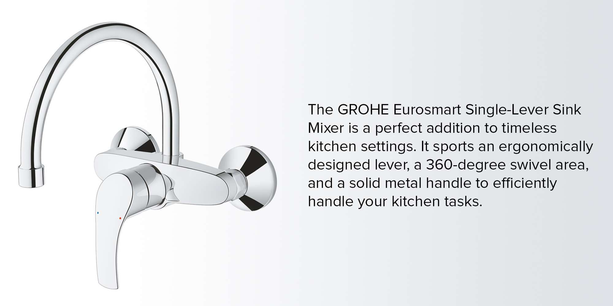 Eurosmart Single Lever Sink Faucet Chrome