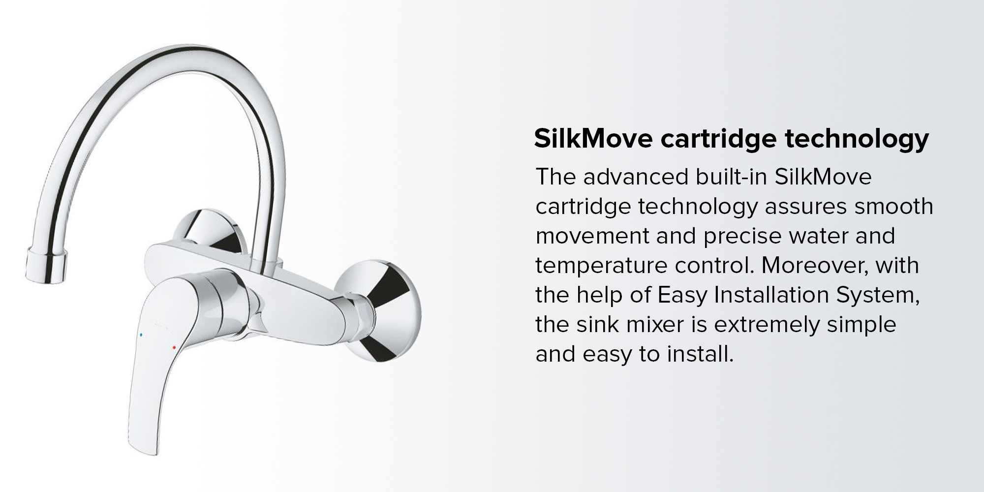 Eurosmart Single Lever Sink Faucet Chrome