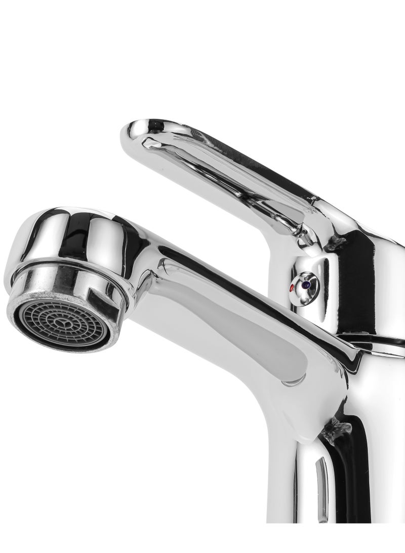 Single Lever Wash Basin Mixer With Brass Deck Mounted Tap