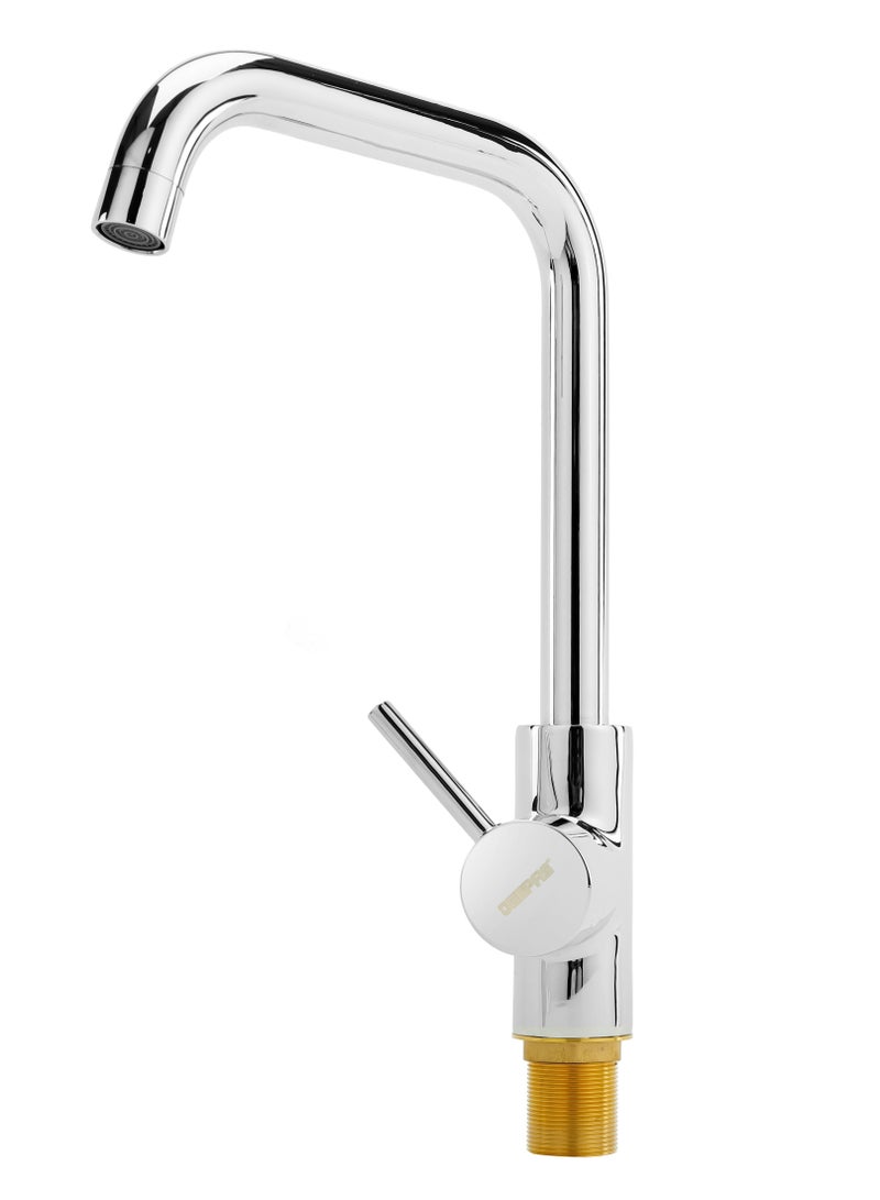 Single Lever Sink Mixer Brass Deck Mounted Tap for Kitchen and Bathroom