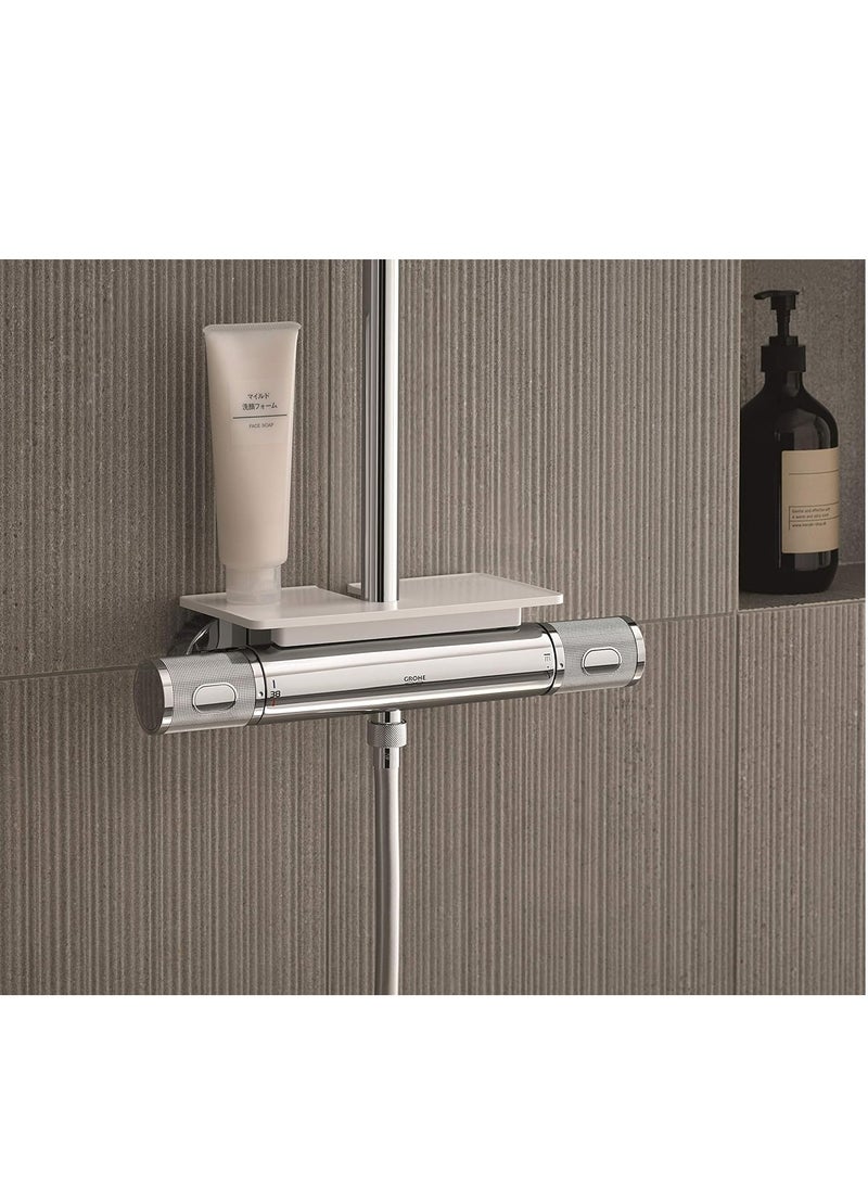 Vitalio Joy 260 Shower System With Thermostat For Wall Mounting Silver