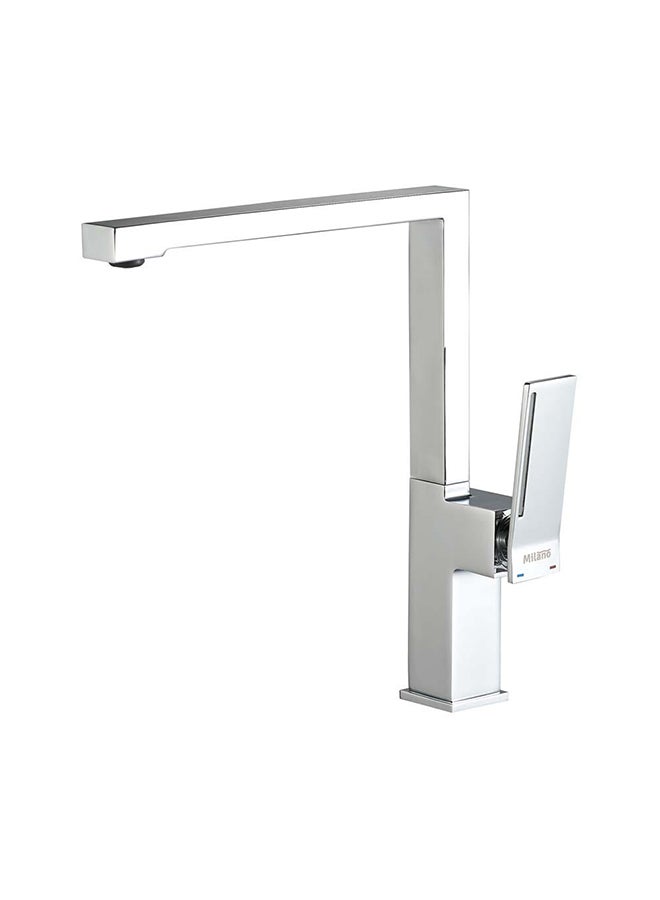 Terni Sink Mixer Chrome Single Handle Sink Mixer And Faucet For Bathroom Commercial Lavatories Toilet Kitchens L 54 x W 39 x H 32 cm