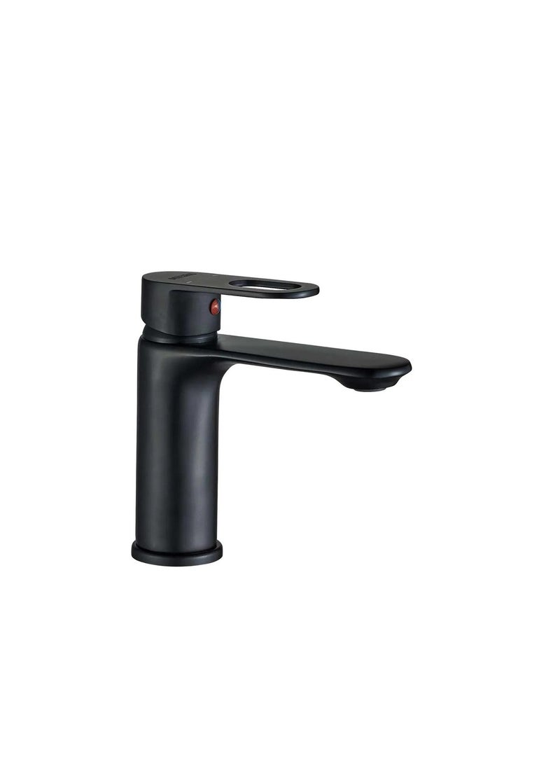 Milano Dito Basin Mixer Black