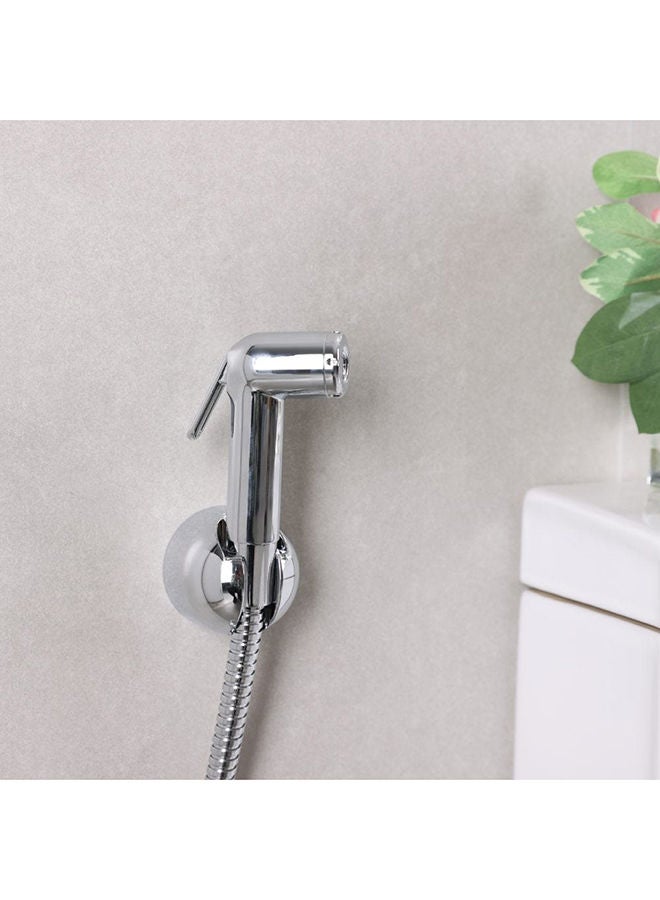 Danube Home Ideal Standard Ideal Spray Shattaf, Acrylic Shattaf, Handheld Bidet Sprayer For Toilets, Bathroom, Lavatory Chrome