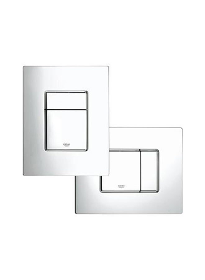 Wall Plate Chrome L 156 x W 12 x H 156 mm