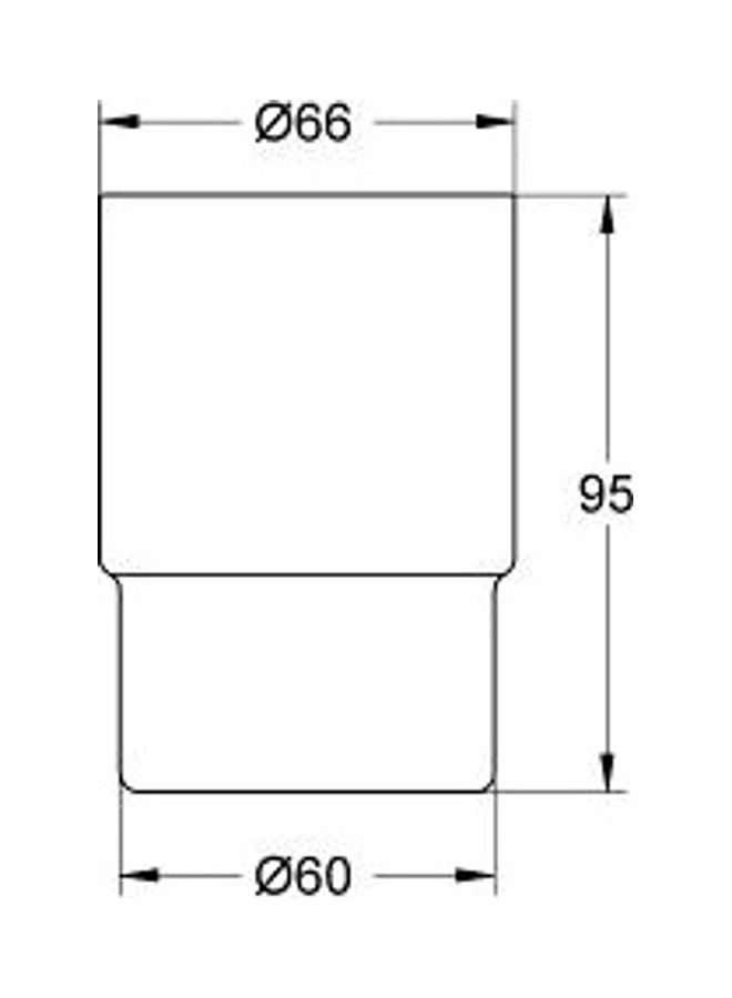 Essentials Crystal Glass Clear 95x66x60cm