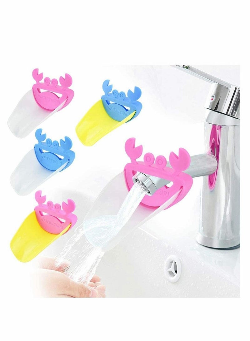 Faucet Extender 4 Pcs Sink Handle Extender, Safe Extension Attachment and Excellent Washing Hands Solution for Toddlers, Children, Kids, Babies