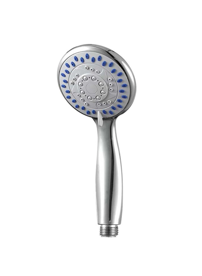 Handheld Spray Spout Shower Head Silver/Blue 9x21.6x9centimeter