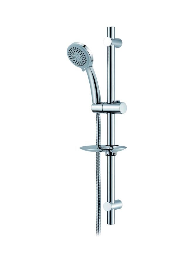 Milano Innova Sliding Bar Shower Kit Silver 40x60centimeter