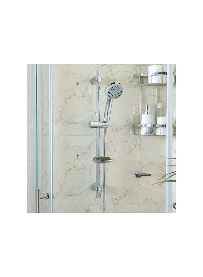 Milano Innova Sliding Bar Shower Kit Silver 40x60centimeter