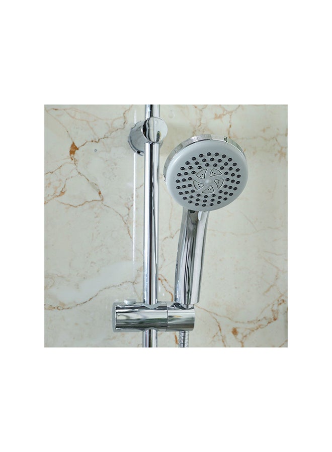 Milano Innova Sliding Bar Shower Kit Silver 40x60centimeter