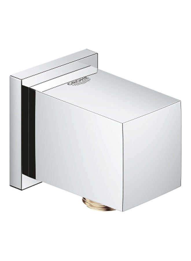 Euphoria Cube Shower Outlet Elbow Silver