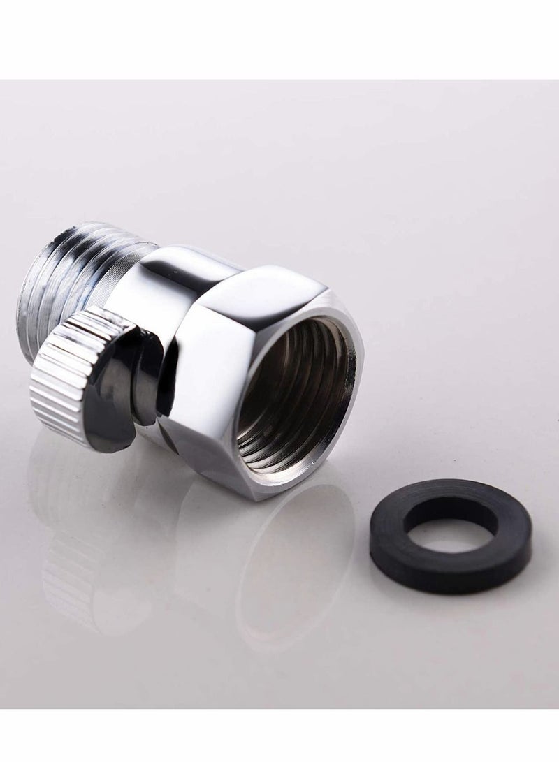 Shower On Off Valve Brass Shower Head Hose Adapter Faucet Diverter Compression Shut Off Valve 1/2, KES Shower Shut Off Valve