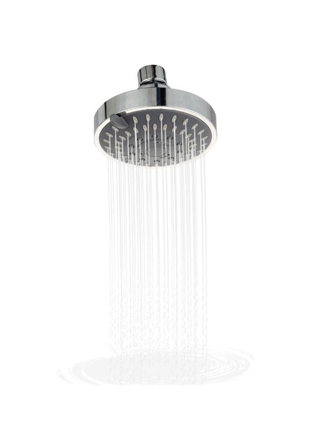 5-Spray Setting Adjustable Shower Head Silver 11 x 10 x 10centigram