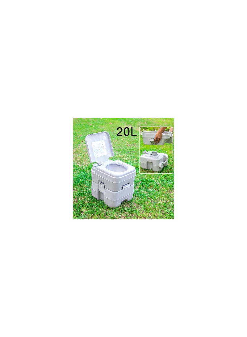 Portable Toilet with Waste Tank 2L