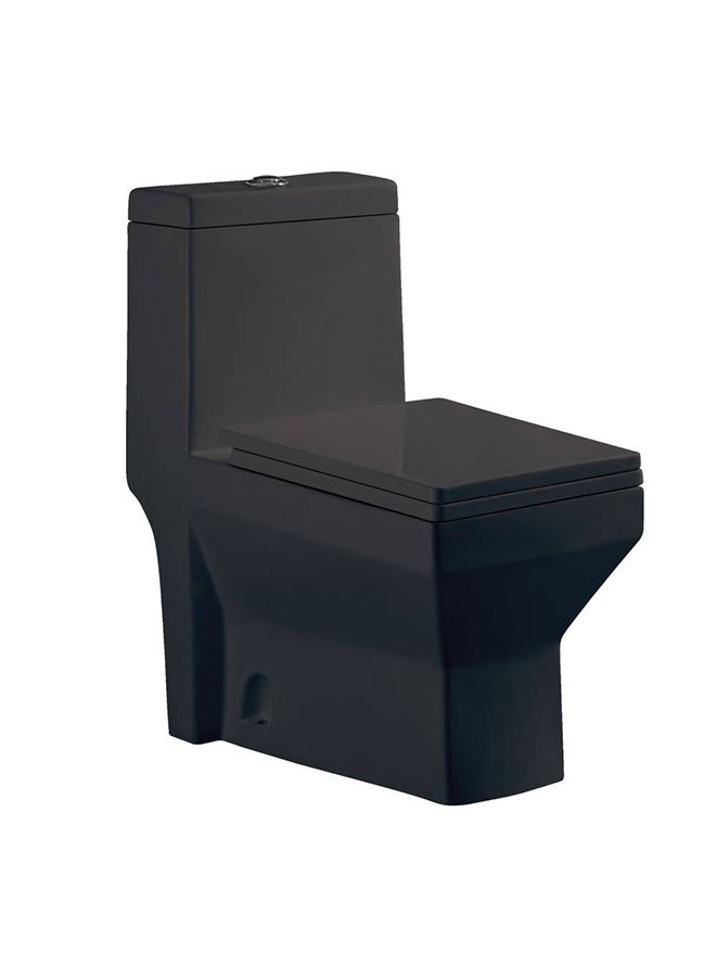 WC S Trap Ceramic Wc S Trap Water Closet Wc S Trap For Bathroom Commercial Lavatories L 69.5 X W 38 X H 77 Cm Black