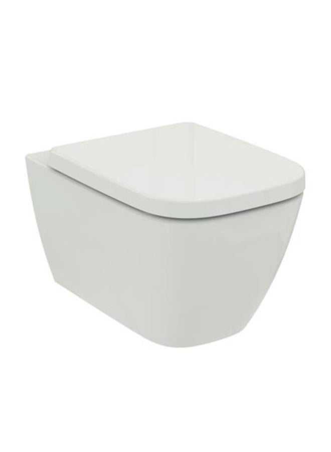 Is - I.Life B Wall Hung Wc Rimless +Technology White W/Seat Cover T461401 & T500301