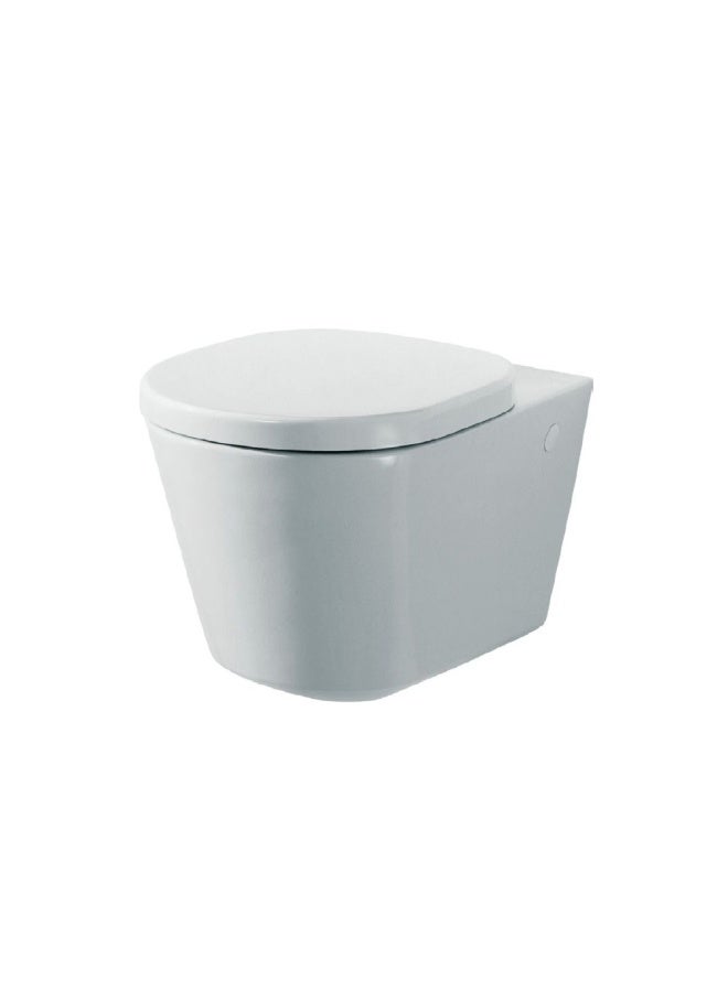 Is - Tonic Wall Hung Wc White With Seat Cover Scl G310201 & K706101