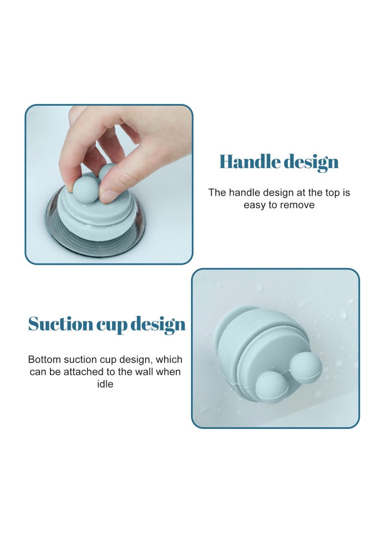 Bathtub Stopper, 2 Pcs Universal Silica Gel Drain Stopper, Drain Stopper Plugs for Kitchen, Bathtub, and Sink Drains