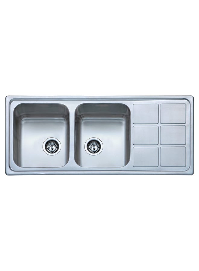 Stainless Steel Kitchen Sink Bl 894 High Grade Inset L 116 X W 50 X H 20 cm