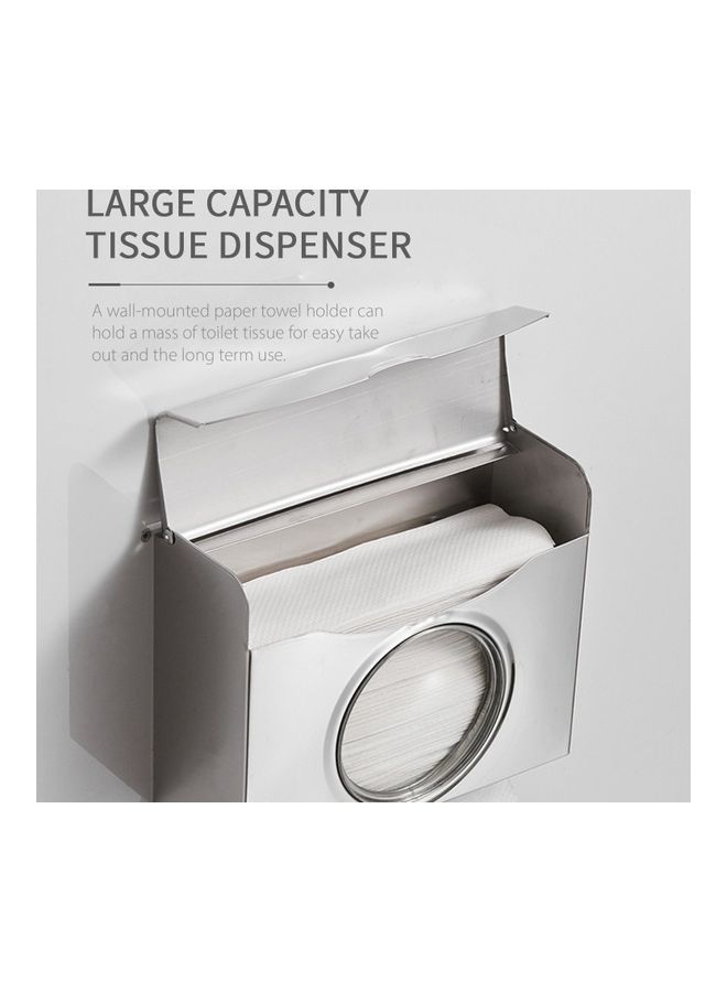 Paper Towel Dispenser Silver