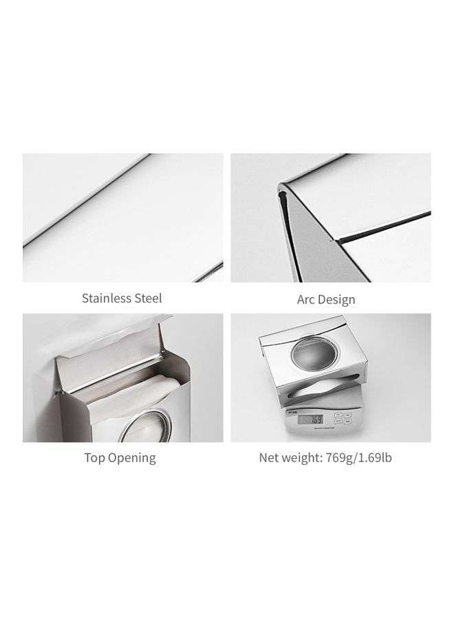 Paper Towel Dispenser Silver