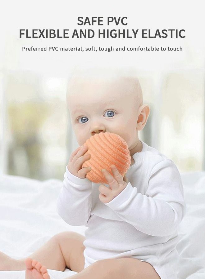 Baby Sensory Ball Set Touch Hand Ball Toy Soft Squeeze Ball, Colorful Squeeze Ball, Water Bath Toy and Stress Relief Ball Set, Textured Hand Ball Sensory Toy