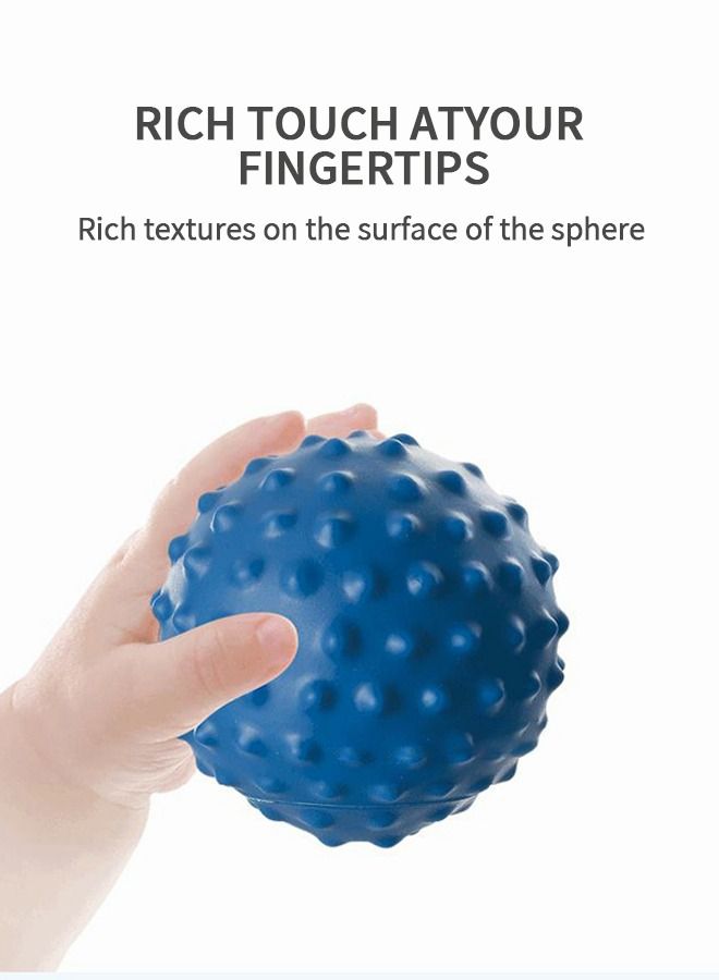 Baby Sensory Ball Set Touch Hand Ball Toy Soft Squeeze Ball, Colorful Squeeze Ball, Water Bath Toy and Stress Relief Ball Set, Textured Hand Ball Sensory Toy