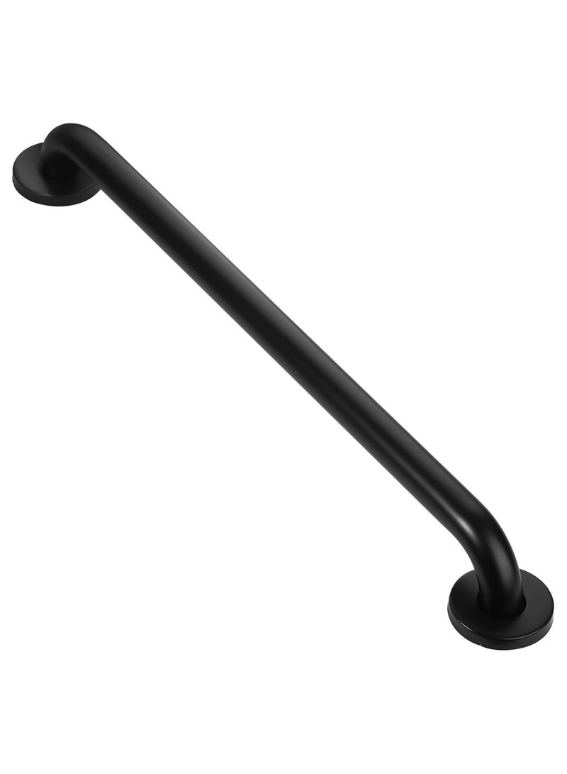 24 inch Stainless Steel Black Non-Slip Handle, with 1.25 inch thickness, Bathroom Grab Bars Bathtub Rails Bathroom Handrail, for Home Bathroom Disabled Elderly Shower Support