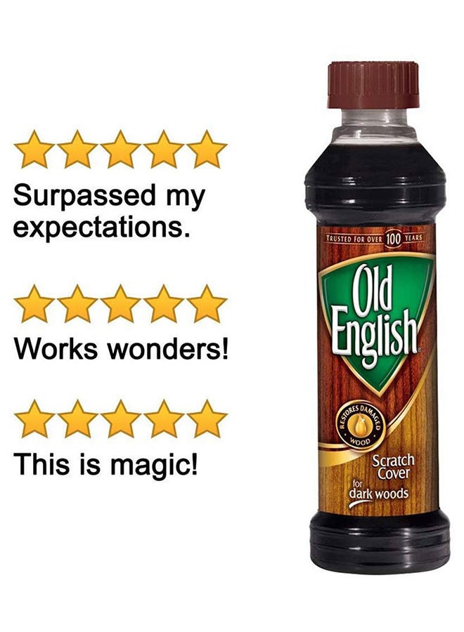 Old English Scratch Cover for Dark Woods Polish : Wood Scratch Remover, Scratch Concealer, Wood Polisher and Furniture Care, Furniture Refinishing - 8 oz