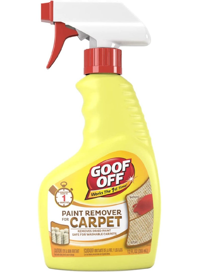 Goof Off Paint Remover for Carpet 12Oz