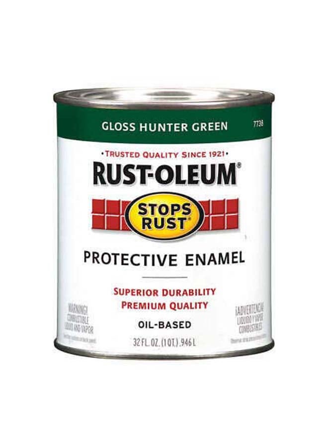 Stop Rust Protective Enamel Gloss Hunter Green 236ml