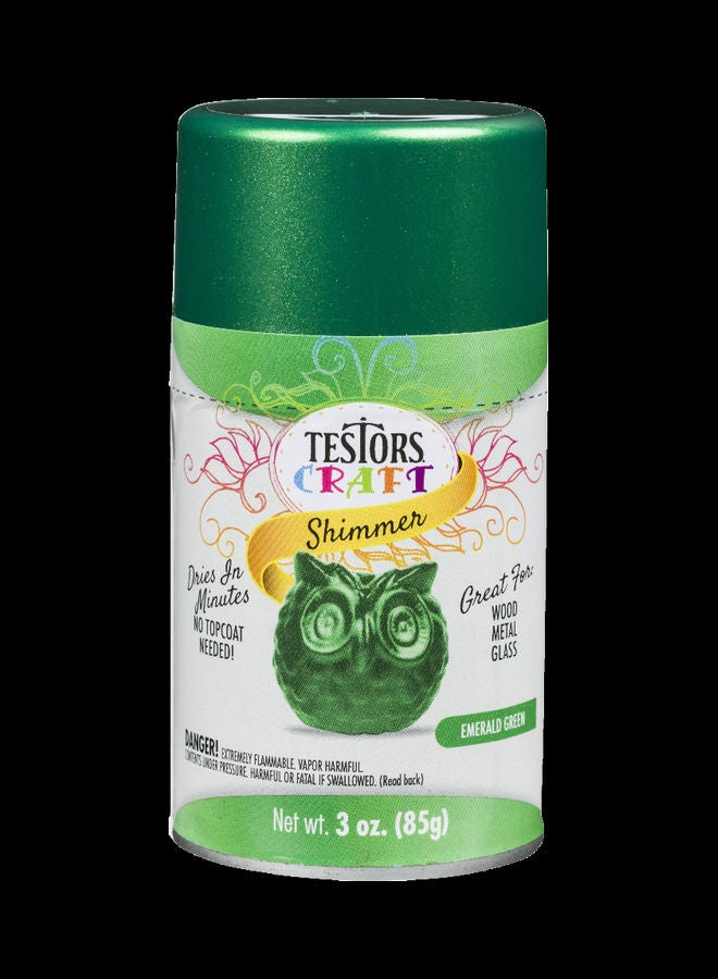 Testors Craft Emerald Aerosol Green