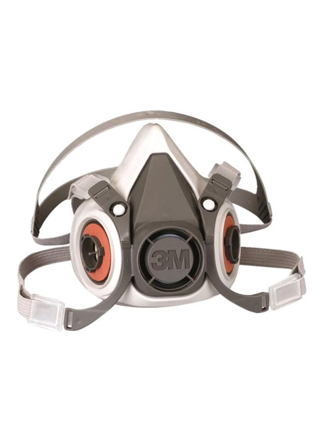 6200 Medium Half Facepiece Reusable Respirator Grey/White 2.5x2.5x2.5cm