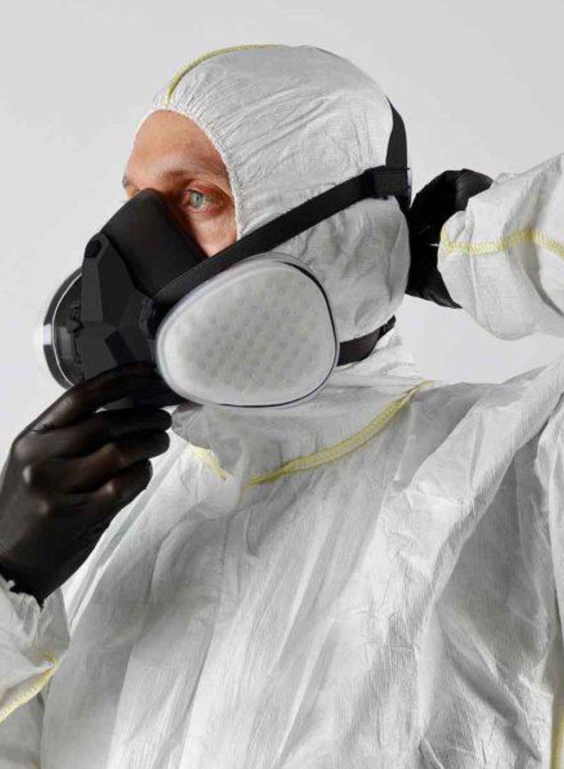 Half Mask Reusable Respirator Set Protects From Inhaling Toxic Substances