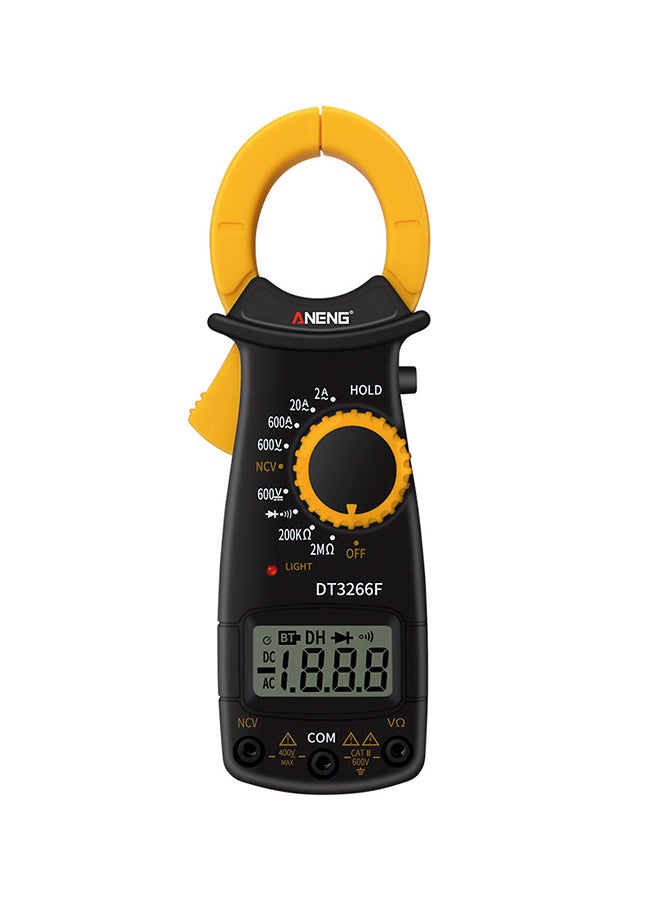 Digital Clamp Meter Yellow/Black 36 x 19mm