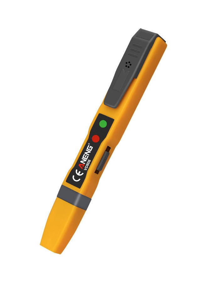 VD806 Electric Voltage Multifunctional Non-contact Pen Tester Black & Orange 20.00 X 2.00 X 9.30cm