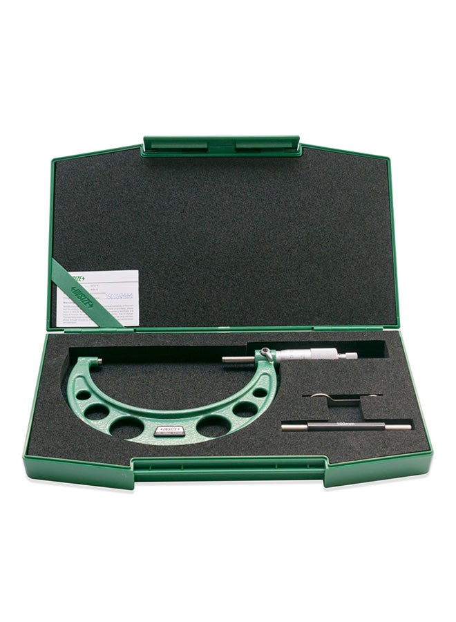 Outside Micrometer Green/Silver