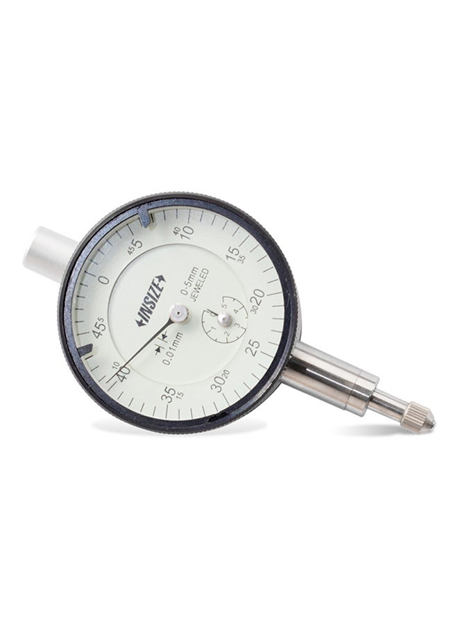 Dial Indicator Flat Back Silver