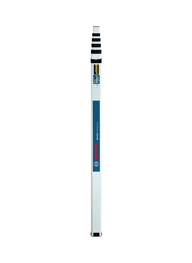 GR500 Aluminium Telescoping Levelling Rod White/Black