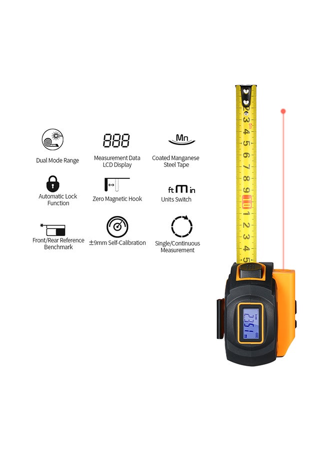 Digital Laser Distance Meter Units Multicolour 13.00X8.00X10.50centimeter