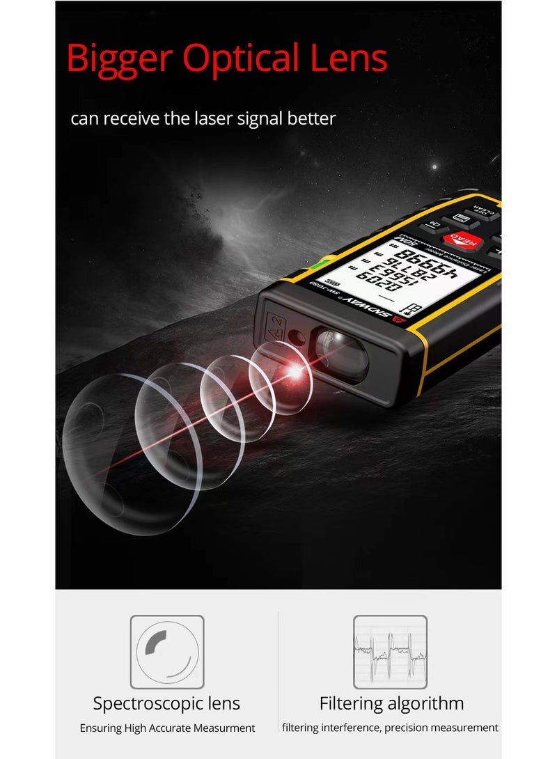 Laser Distance Meter Mini Digital Rangefinder Professional Laser Measure Meter High Accuracy Range Finder