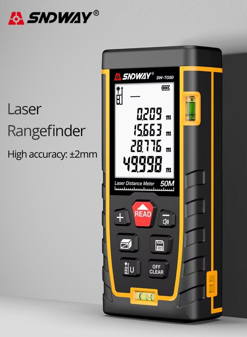 Laser Distance Meter Mini Digital Rangefinder Professional Laser Measure Meter High Accuracy Range Finder