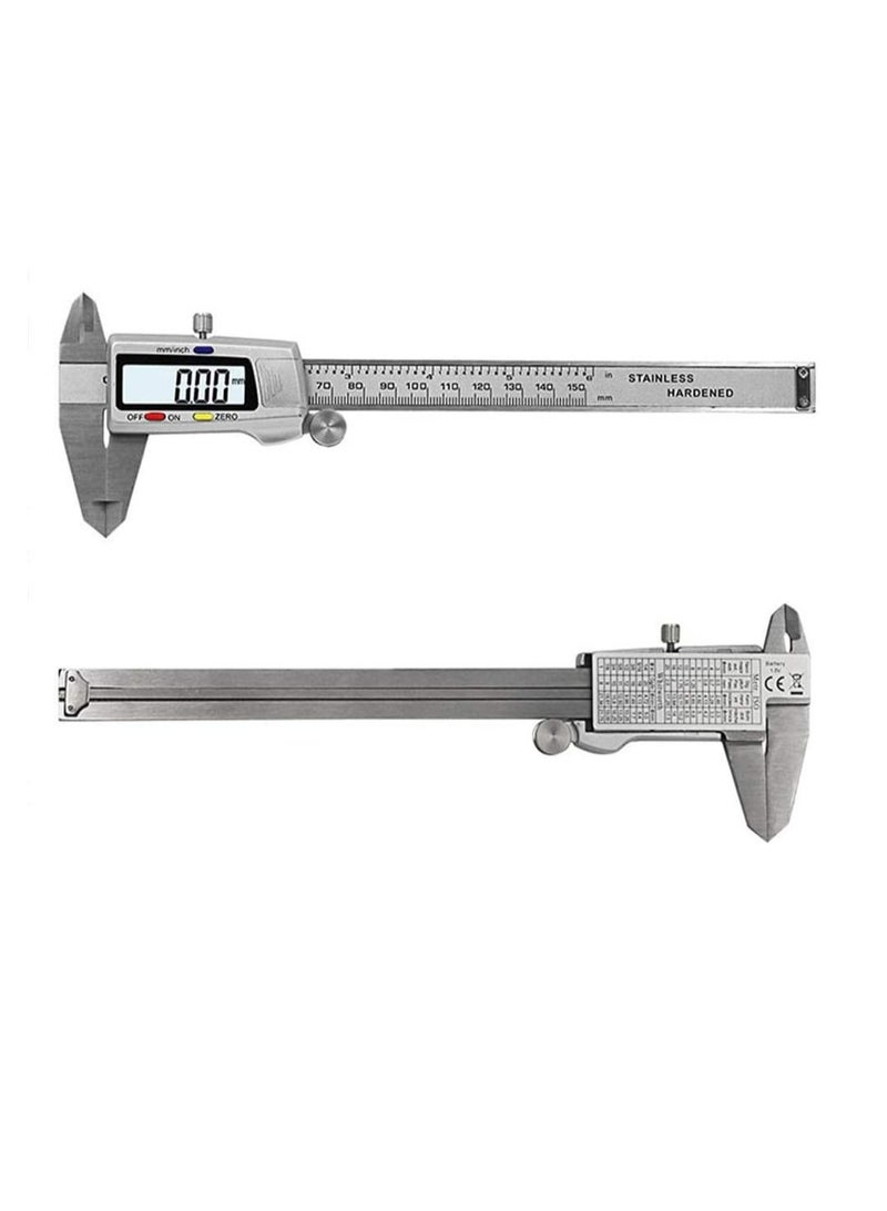 6 Inch Digital Vernier Caliper 150 mm Stainless Steel Micro meter electronic Tools