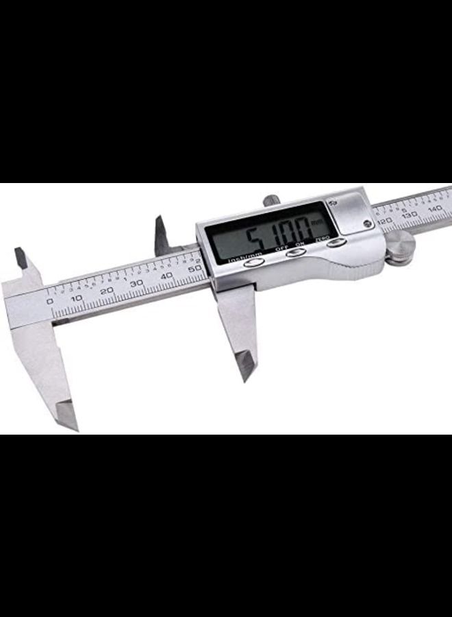 Stainless LCD Electronic Digital Vernier Caliper Micrometer Gauge 150mm To 6inch