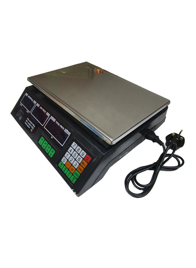 Electronic Computing Price Scale Black/Silver 40kg